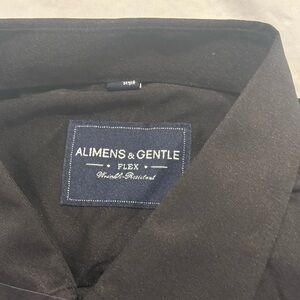 Men’s long sleeve black Dress shirt